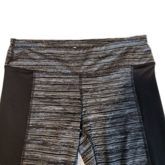 90 Degree by Reflex Large Women's Black Grey Leggings Stretch Activewear - Picture 6 of 8
